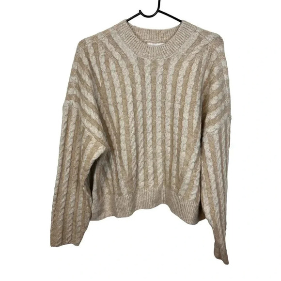 Revolve House of Harlow Cream Knit Sweater M - Picture 1 of 13